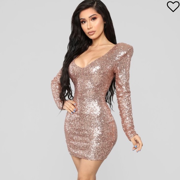 Fashion Nova Dresses & Skirts - Gold Dress